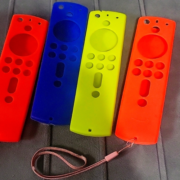 Set of 4 fire Stick covers sleeves make the fire stick more gripable & findable - Picture 2 of 4